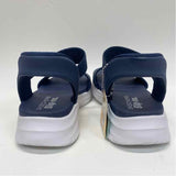 Skechers Size 7 Women's Navy Solid Strappy Sandals