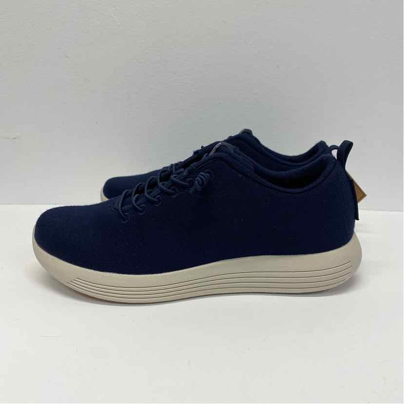 Woolloomooloo Size 7.5-8 Unisex Navy Solid Slip On Sneakers