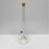 Clear Glass Bottle w "Floating" snorkeler and Cork Top