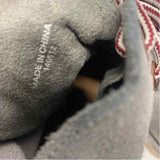 Toms Size 6 Women's Gray Solid Lace Up Booties