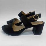 Anne Klein Size 7.5 Women's Black Solid Strappy Sandals