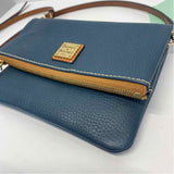 Dooney & Bourke Teal Pebbled Leather Crossbody Handbag