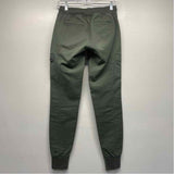 North Face Size 0 Women's Green Solid Jogger Pants