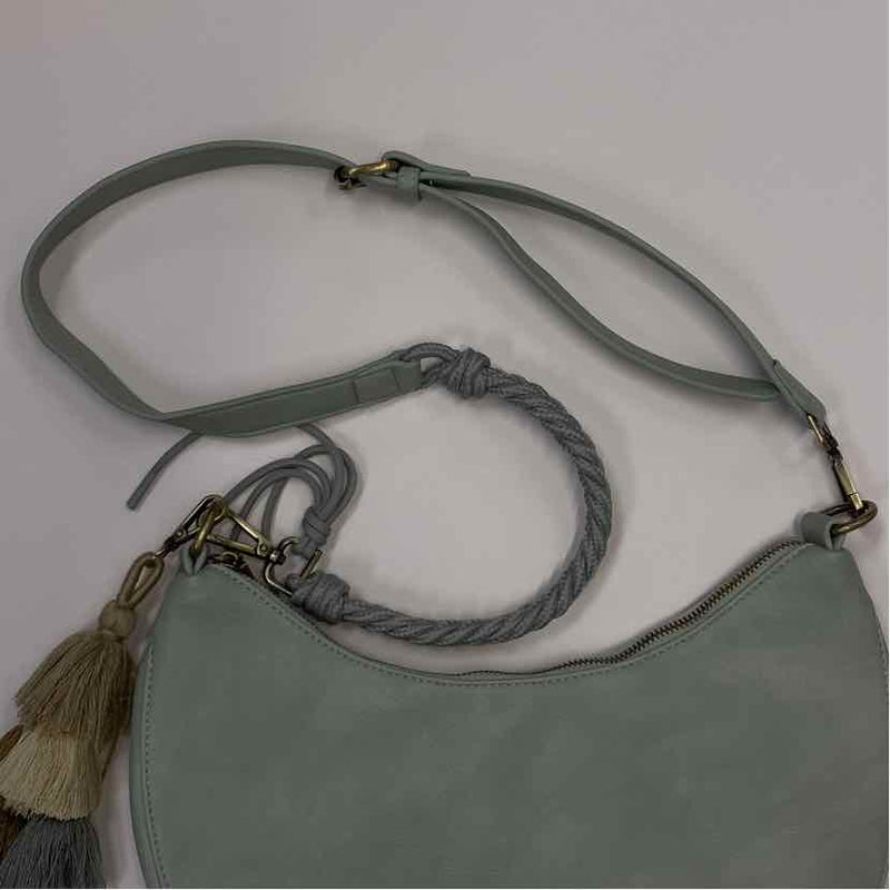 Urban Originals Anthropologie Mint Faux Leather Pebbled Crossbody Handbag