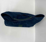 Neiman Marcus Navy Suede Solid Tote Handbag