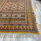 Yellow-Multicolor Wool Rug