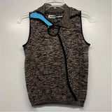 Jamie Sadock Size S Women's Brown-Black Pattern Asymmetrical Sleeveless Top
