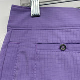 Izod Size 4 Women's Lilac Textured Bermuda Capri