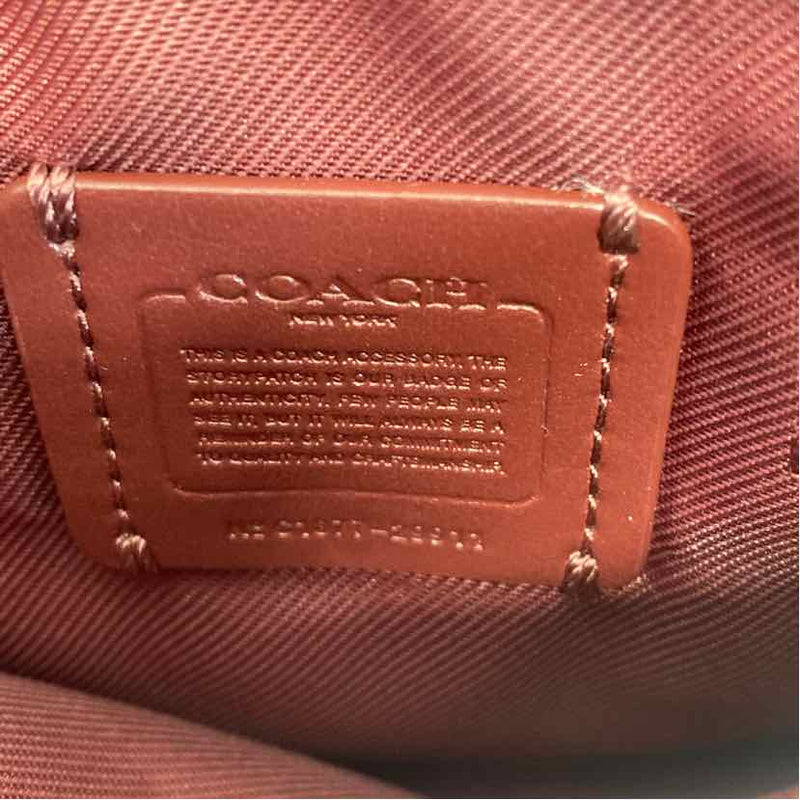 Coach Lilac- Burgundy Leather Wallet