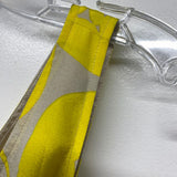 Express Size M Women's Gray-Yellow Pattern Sleeveless Dress
