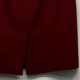 J.Crew Size 8 Women's Red Solid Pencil-Knee Skirt