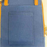 Nordace Blue Fabric Solid Siena Nexus Crossbody Handbag