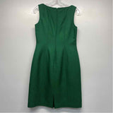 Talbots Size 6- S Women's Green Solid Sheath Dress
