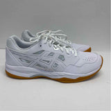 Asics Size 8.5 Women's White Solid Lace Up Sneakers