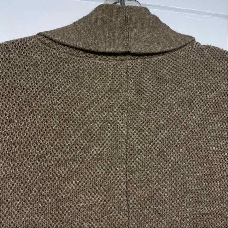 Soft Surroundings Size L Women's Brown Tweed Single Button Sweater
