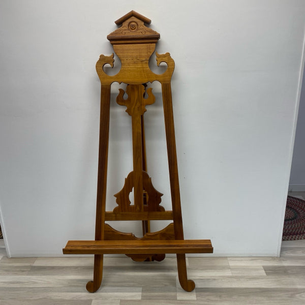 Brown Wood Decorative Easel to Display Artwork