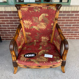 Cindy Crawford Home Collection Lounge Red-Multi Rattan Chair
