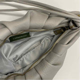 By Anthropologie Gray Faux Leather Pebbled Shoulder Handbag