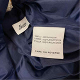 G.H.Bass & Co. Women's Size M Navy Solid Zip Up/Hoodie Coat