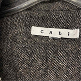 Cabi Women's Size 12-L Black Tweed Overcoat Coat