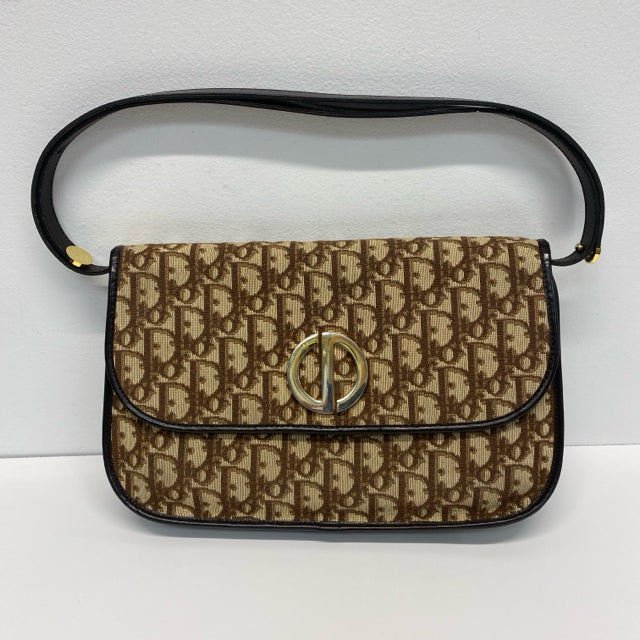 Christian Dior Brown Trotter Shoulder Handbag