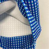 CE Golfs Size M Women's Blue-White Checkered Pull On Activewear Pants