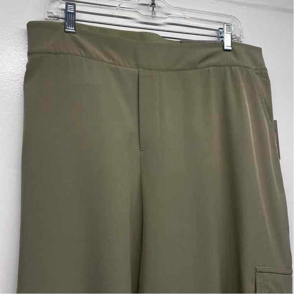 Soft Surroundings Size Xl-16 Women's Green Solid Jogger Pants
