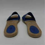 Ugg Size 9 Women's Blue Pattern Espadrille Flats Slide Sandals