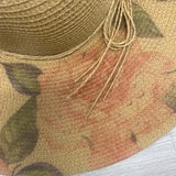 Odiva Brown-Multi Floral Floppy Hat