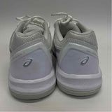 Asics Size 8 Women's White Solid Lace Up Sneakers