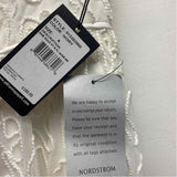 Adrianna Papell Size 6-S Women's White Solid Fit And Flare Dress