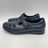 SAS Size 10 Women's Navy Cut Out Slip On Shoes