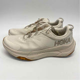 Hoka Size 8.5 Women's Cream Lace Up Sneakers