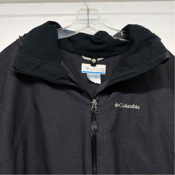 Columbia Size 2x Charcoal Nylon Men's Jacket