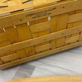 Longaberger Natural Woven Basket
