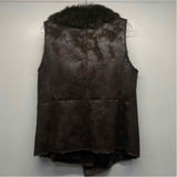 Dennis By Dennis Basso Women's Size M Brown Textured Vest