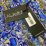 APNY Size S Women's Blue-Multi Pattern Button Up Shirt