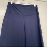 Kira Grace Size L Women's Navy Solid Pull On Activewear Pants