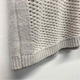 Eileen Fisher Size L Women's Beige Tweed Sleeveless Sweater