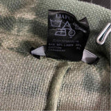 Avant Toi Women's Size S Green-Beige Pattern Button Up Coat