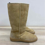 Ugg Size 8 Women's Tan Solid Shearling Boots