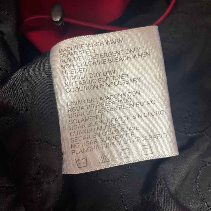 Kristen Blake Women's Size S Red Solid Zip Up Coat