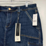 Liverpool Size 14 Women's Blue Stitches Cargo Skirt