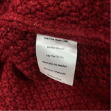 Kiel James Patrick Size L Women's Red Roses Sweater Dress