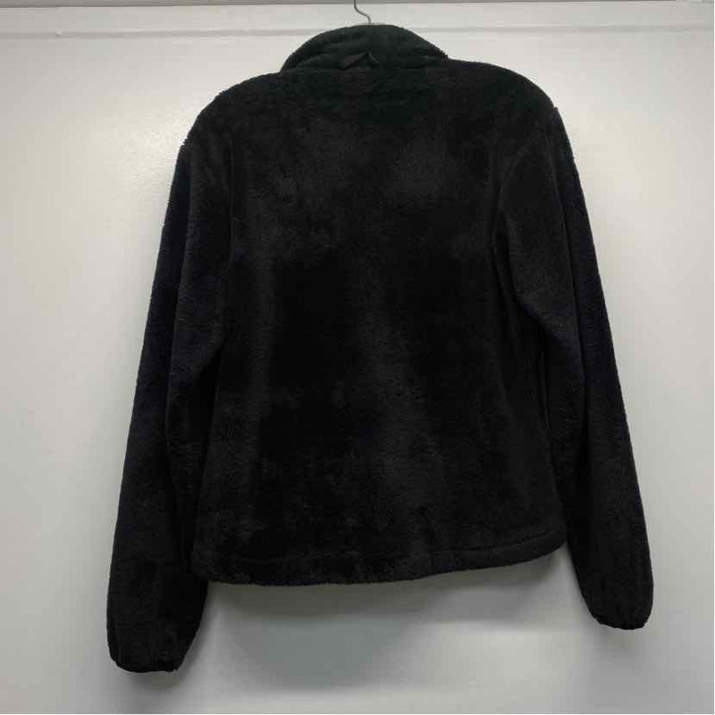 North Face Women's Size M Black Solid Zip Mock Neck Fleece