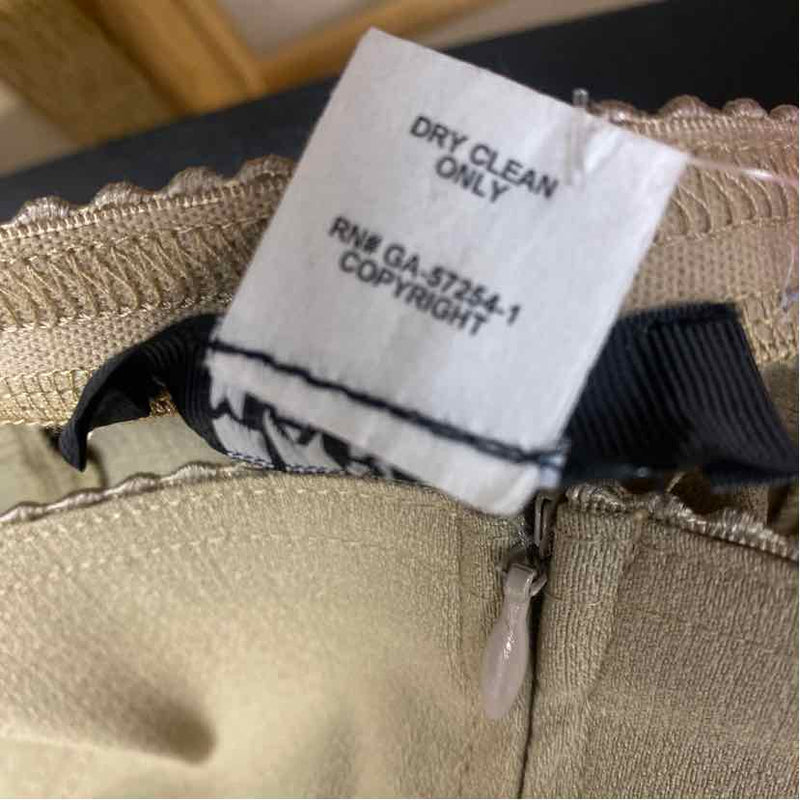 Mariel Size 8 Women's Tan Solid Pullover Pants