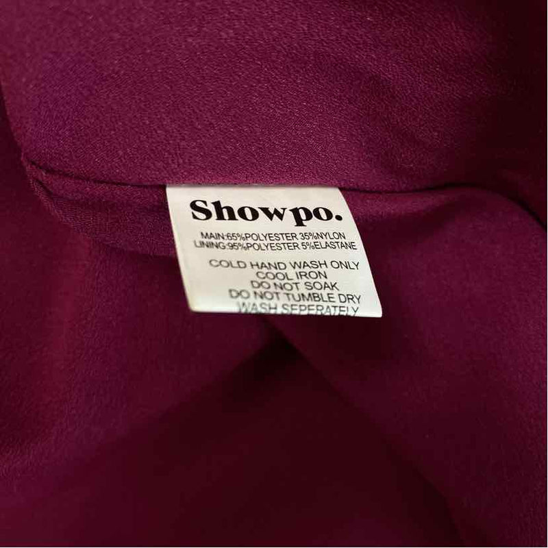 Showpo Size S-4 Women's Fuschia Floral Long Sleeve Dress