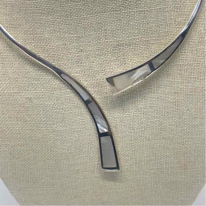Mother of Pearl Sterling Silver Necklace