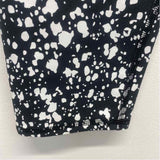 Fabletics Size Xl Women's Black-White Pattern Leggings Activewear Pants