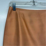 Dana Buchman Size 8 Women's Peach Solid Pencil-Knee Skirt
